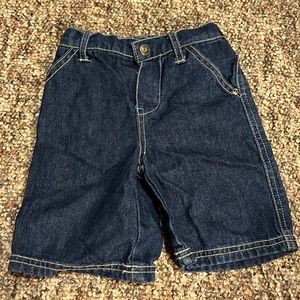 Boys Dark Blue Jean Shorts